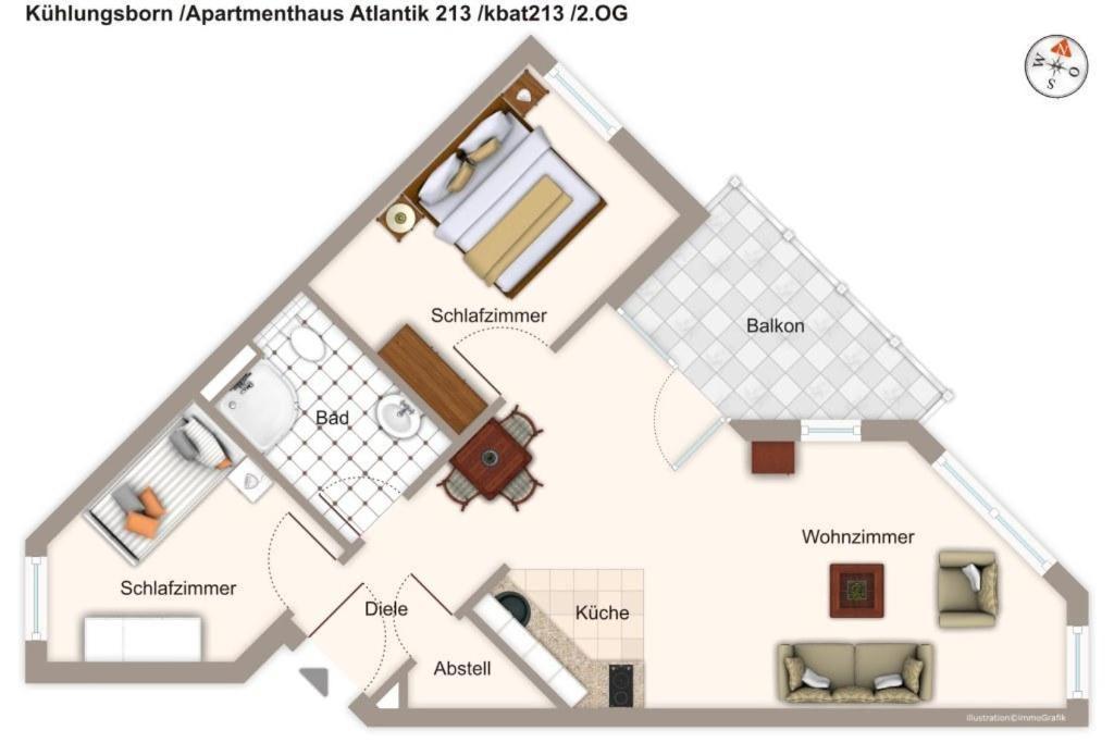 Apartmenthaus Atlantik Apartmenthaus Atlantik 213 Kuehlungsborn Luaran gambar